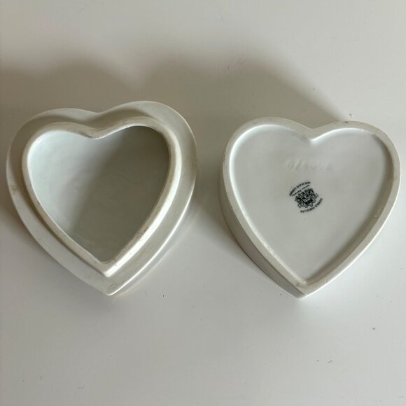 Gerold Porzellan Heart Trinket Box Porcelain Bavaria Western Germany - Picture 2 of 7
